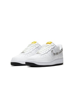 Nike Air Force 1 '07 LV8 Daisy Limited Edition CW5571-100 - White Floral Classic Sneakers Fashion Casual Shoes