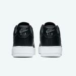 Nike Air Force 1 '07 PRM DA8571-001 - Black & White Leather Sneakers with Classic Design