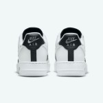 Nike Air Force 1 '07 PRM DA8571-100 - White & Black Leather Sneakers with Timeless Design