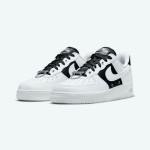 Nike Air Force 1 '07 PRM DA8571-100 - White & Black Leather Sneakers with Timeless Design