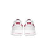 Nike Air Force 1 '07 AO2423-102 - White Sneakers with Red Swoosh