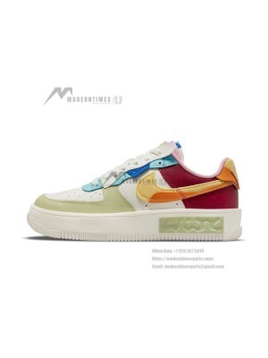 Nike Air Force 1 Fontanka 'St. Petersburg Raves' DO6719-100 - Multi-Color Patchwork Artistic Low-Top Sneakers