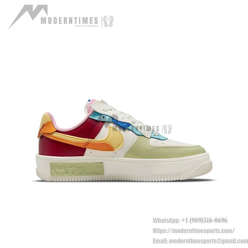 Nike Air Force 1 Fontanka 'St. Petersburg Raves' DO6719-100 - Multi-Color Artistic Low-Top Sneakers