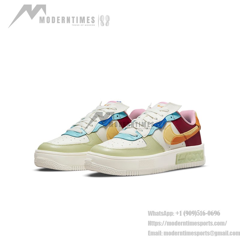 Nike Air Force 1 Fontanka 'St. Petersburg Raves' DO6719-100 - Multi-Color Artistic Low-Top Sneakers