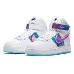 Nike Air Force 1 High "Have A Good Game" DC2111-191 White and Iridescent Sneakers with Gaming-Inspired Design