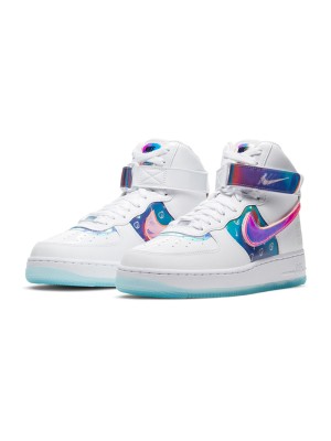 Nike Air Force 1 High "Have A Good Game" DC2111-191 White & Iridescent Sneakers | Gaming-Inspired Style