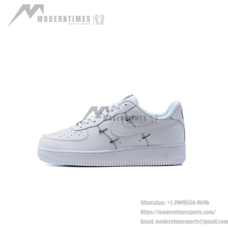 Nike Air Force 1 LX "White Stitch" CT1990-100 White Sneakers with Unique Stitch Design