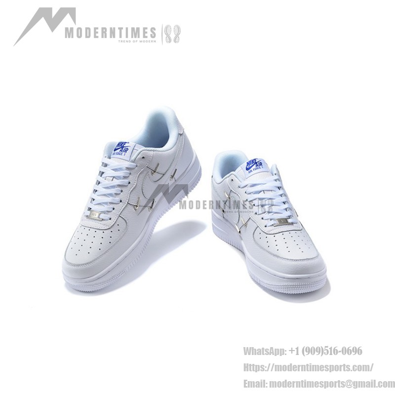 Nike Air Force 1 LX "White Stitch" CT1990-100 White Sneakers with Unique Stitch Design