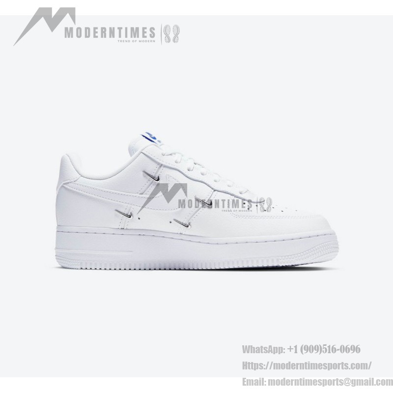 Nike Air Force 1 LX "White Stitch" CT1990-100 White Sneakers with Unique Stitch Design