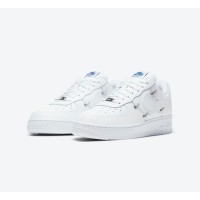 Nike Air Force 1 LX "White Stitch" CT1990-100 Unique White Sneakers | Edgy Stitch Design