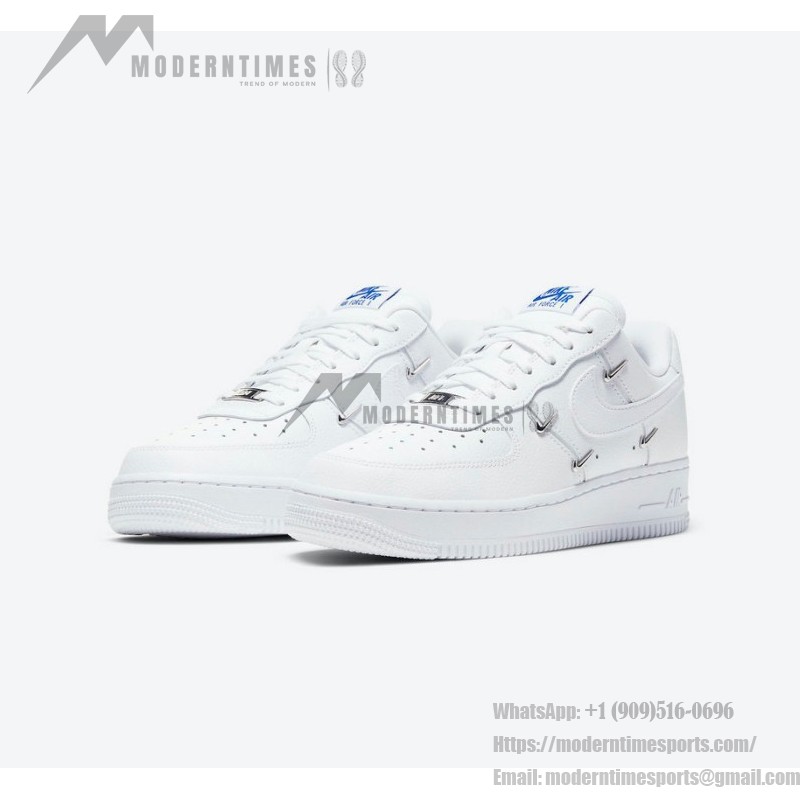 Nike Air Force 1 LX "White Stitch" CT1990-100 White Sneakers with Unique Stitch Design