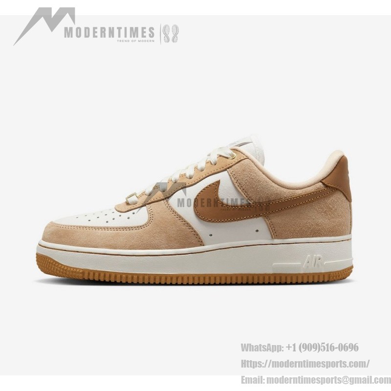 Nike Air Force 1 LXX "Vachetta Tan" DX1193-200 Premium Suede and Leather Sneakers