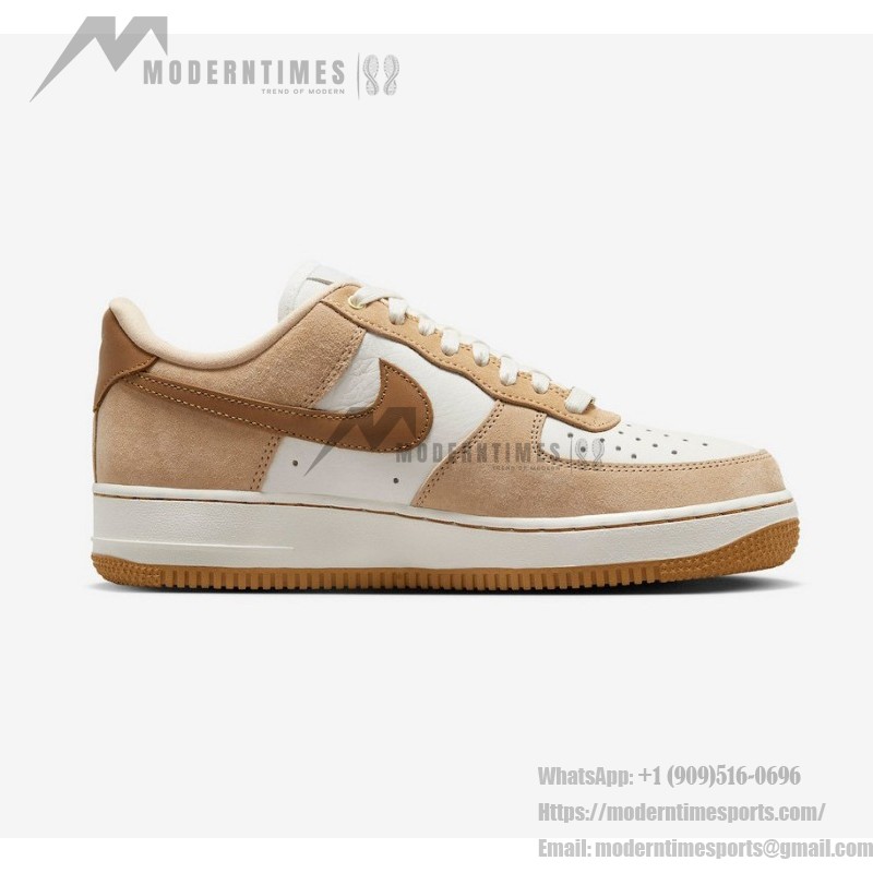 Nike Air Force 1 LXX "Vachetta Tan" DX1193-200 Premium Suede and Leather Sneakers