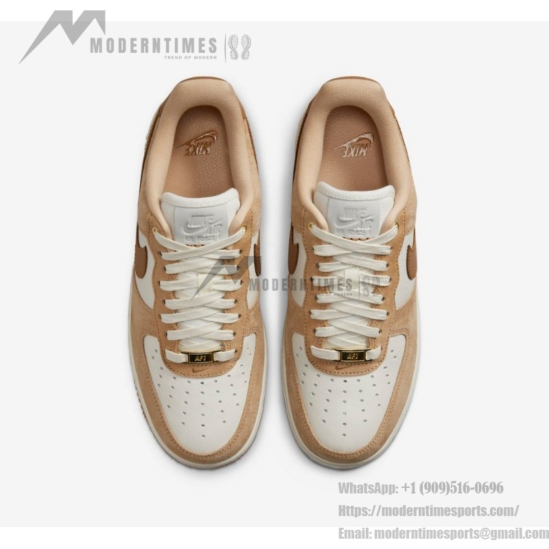 Nike Air Force 1 LXX "Vachetta Tan" DX1193-200 Premium Suede and Leather Sneakers