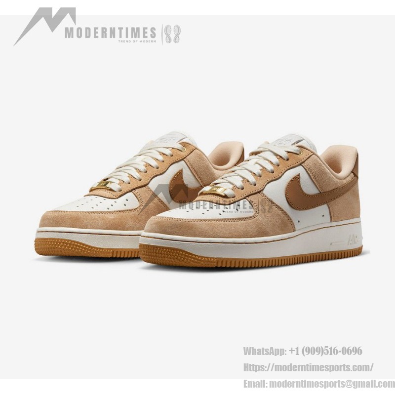 Nike Air Force 1 LXX "Vachetta Tan" DX1193-200 Premium Suede and Leather Sneakers