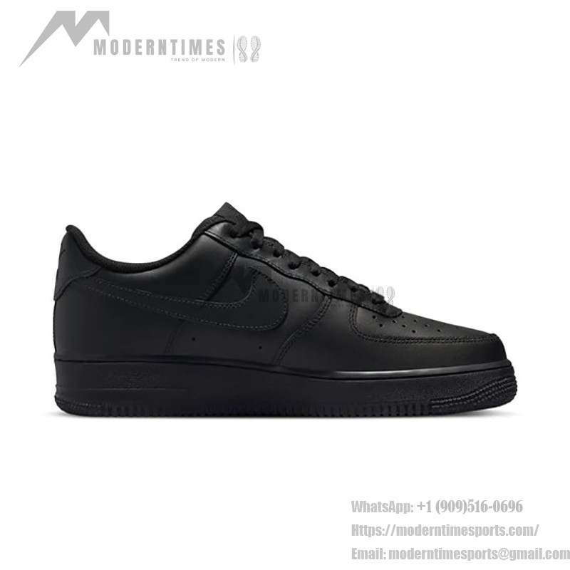 Nike Air Force 1 Low 'Triple Black' - All-Black Sneakers with Minimalist Design