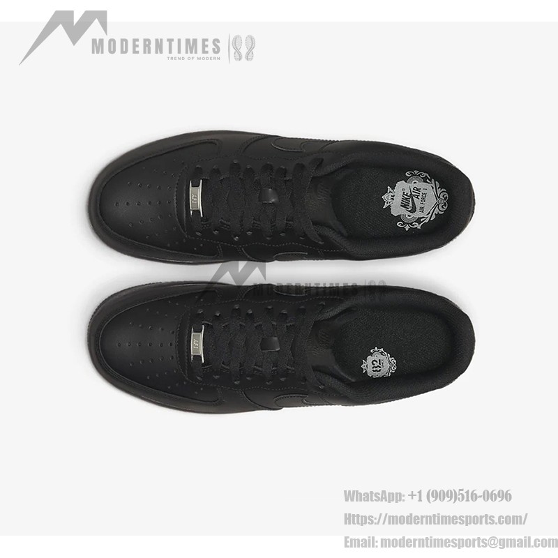 Nike Air Force 1 Low 'Triple Black' - All-Black Sneakers with Minimalist Design