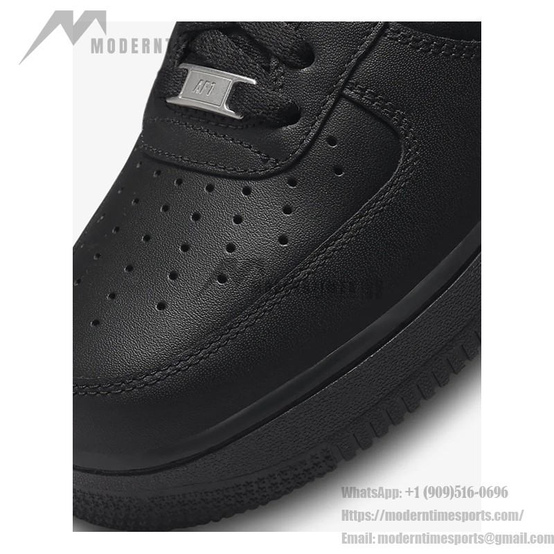 Nike Air Force 1 Low 'Triple Black' - All-Black Sneakers with Minimalist Design