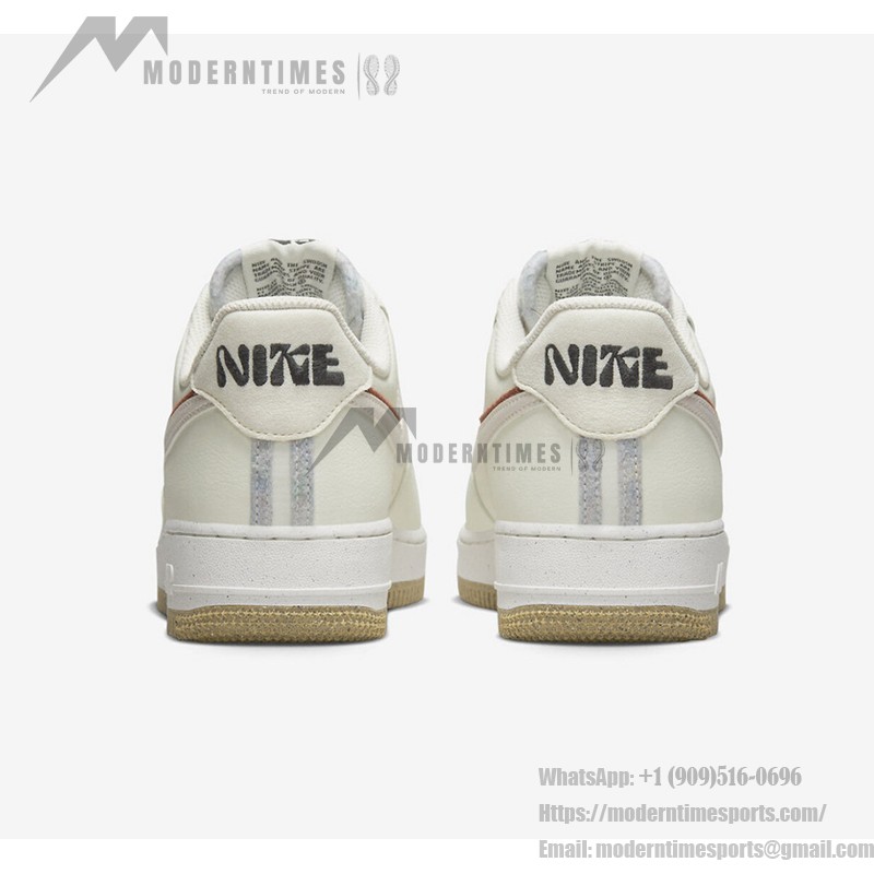 Nike Air Force 1 Low '82 - Cream Sneakers with Clay Accents for a Vintage Look