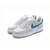 Nike Air Force 1 Low 'Athletic Club' - White & Grey Sneakers with Blue Swoosh for a Sporty Retro Look | DH7568-001