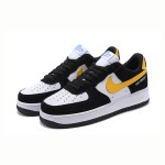 Nike Air Force 1 Low 'Athletic Club' - Black and White Sneakers with Yellow Swoosh