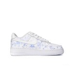 Nike Air Force 1 Low "Blue Floral" CW2288-111 White Sneakers with Floral Design