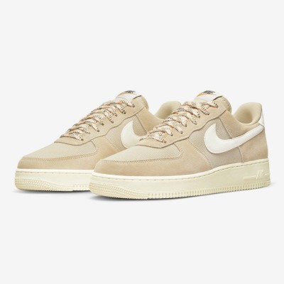 Nike Air Force 1 Low 'Certified Fresh' - Beige Suede & Canvas Sneakers for a Classic Style | DO9801-200