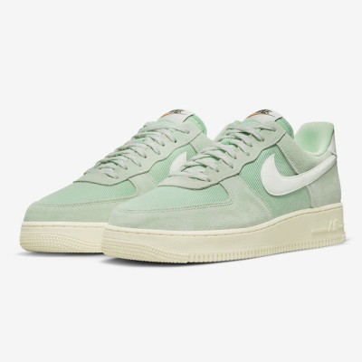 Nike Air Force 1 Low 'Certified Fresh' - Light Green Suede & Canvas Sneakers for a Refreshing Style | DO9801-300