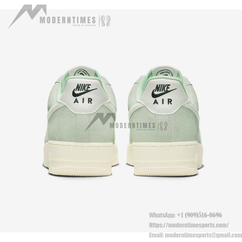 Nike Air Force 1 Low 'Certified Fresh' - Light Green Suede and Canvas Sneakers for a Refreshing Style