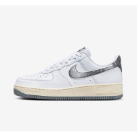 Nike Air Force 1 Low 'Classics' - White Sneakers with Textured Black Swoosh for a Timeless Look | DV7183-100