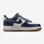 Nike Air Force 1 Low 'College Pack' - Navy & White Sneakers with Gum Sole for Classic Collegiate Style