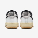 Nike Air Force 1 Low 'Command Force' - White Sneakers with Black Swoosh & Gum Sole