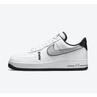 Nike Air Force 1 Low 'White & Metallic Silver' - Classic White Sneakers with Black Accents for Timeless Style | DC8873-101