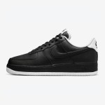 Nike Air Force 1 Low 'Black & White' - Black Sneakers with White Accents