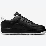 Nike Air Force 1 Low 'Black & White' - Black Sneakers with White Accents