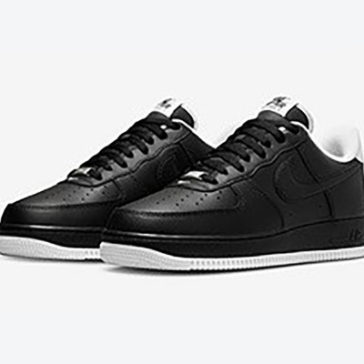 Nike Air Force 1 Low 'Schwarz & Weiß' - Stilvolle Schwarze Sneaker mit Weißen Akzenten für Jeden Tag | DH7561-001