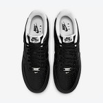 Nike Air Force 1 Low 'Black & White' - Black Sneakers with White Accents