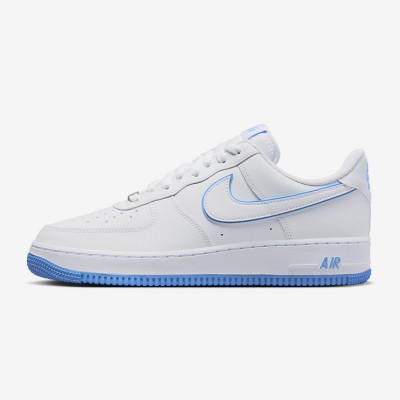 Nike Air Force 1 Low DV0788-101 - Weiße & Eisblaue Klassische Sneaker für den Alltagsstil