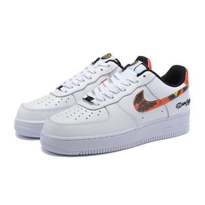 Nike Air Force 1 Low 'Drew League' - White Sneakers with Fiery Swoosh & Exclusive Drew League Branding | DM7578-100