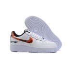 Nike Air Force 1 Low 'Drew League' - White Sneakers with Fiery Swoosh & Drew League Branding