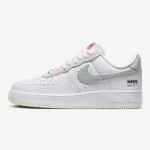 Nike Air Force 1 Low 'Just Do It' - White Sneakers with Neon Swoosh and Signature Branding