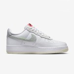 Nike Air Force 1 Low 'Just Do It' - White Sneakers with Neon Swoosh and Signature Branding