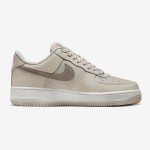 Nike Air Force 1 Low 'Neutral Tone' beige leather sneakers with earthy swoosh for minimalist style