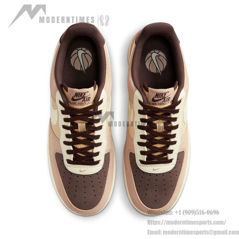 Nike Air Force 1 Low "Coffee & Cream" FB8878-200 Premium Sneakers