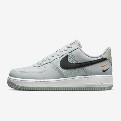 Nike Air Force 1 Low FD0666-002 - Light Gray Leather Sneakers with Triple Swoosh Design for Modern Streetwear Style