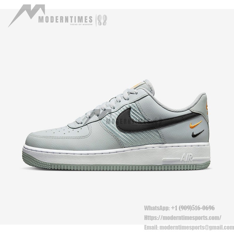 Nike Air Force 1 Low FD0666-002 - トリプルスウッシュデザインのライトグレースニーカー