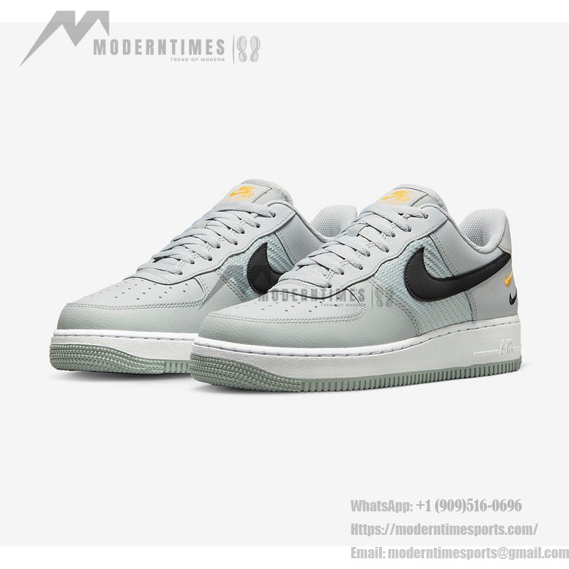 Nike Air Force 1 Low FD0666-002 - トリプルスウッシュデザインのライトグレースニーカー