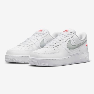 Nike Air Force 1 Low "Weiß/Grau/Orange" Klassische Low-Top-Sneaker FD0666-100 | Streetwear für Herren & Damen