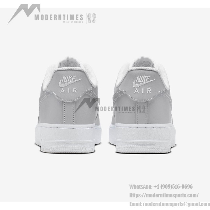 Nike Air Force 1 Low Gray White FD9763-101 Casual Sneakers