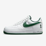 Nike Air Force 1 Low 'Four Horsemen' - White Sneakers with Green Swoosh & Chess Knight Detail